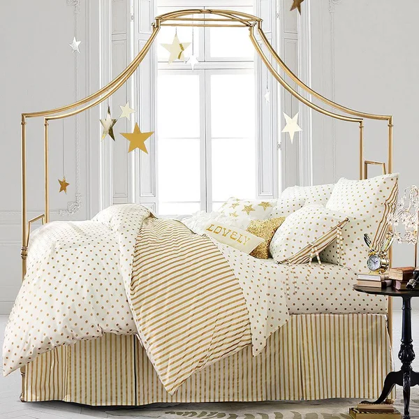 Maison Canopy Bed - Full, Gold