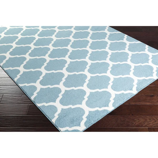 Uster Modern Geometric Area Rug - 9&3 x 12&6 (Blue)
