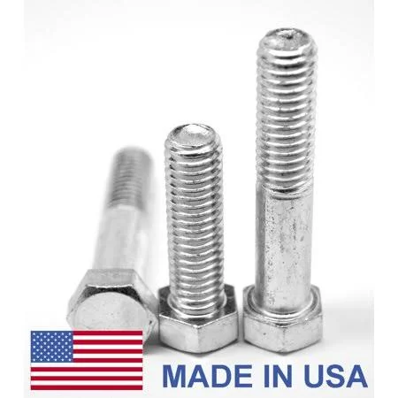 5/8 inch-11 x 2 1/2 inch (PT) Coarse Thread Grade 5 Hex Cap Screw (Bolt) - USA Medium Carbon Steel Zinc Plated Pk 62 - Men's