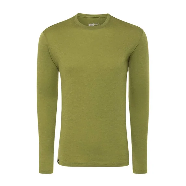 Men's Merino Wool Long Sleeve - Cedar Green - Medium - Mens Shirts