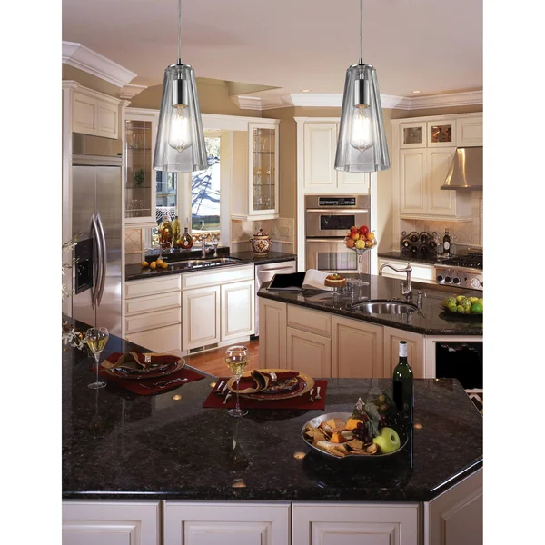 Elk Lighting 60065-3 Menlow Park 3 Light Pendant in Polished Chrome