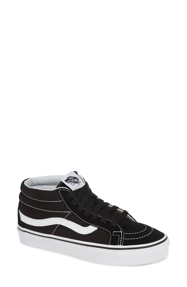 Vans Sk8-Mid Reissue (Black/True White)