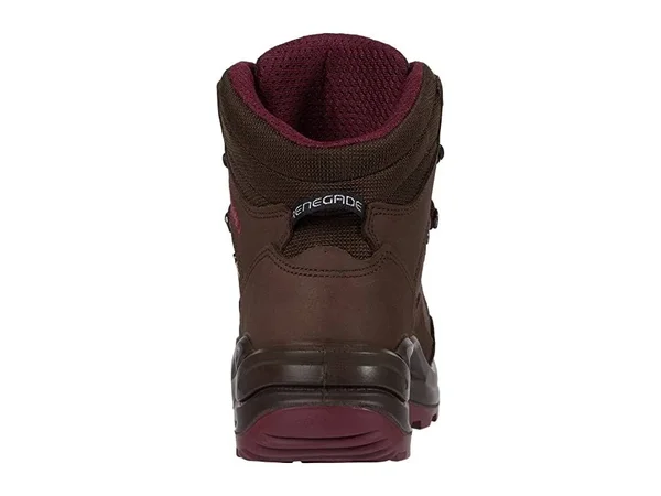 Lowa Women's Renegade GTX Mid, Espresso/Berry, Wide, 9.5