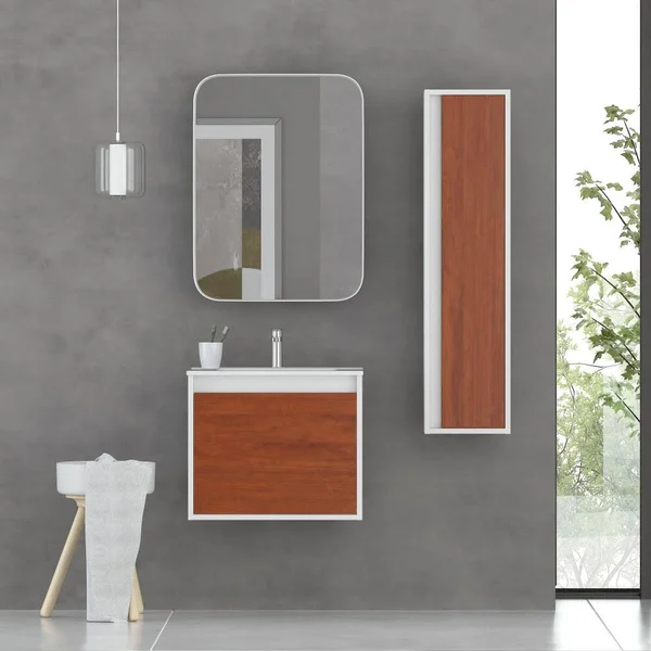 24 Bathroom Vanity Cabinet Ceramic Sink Set Tribeca W