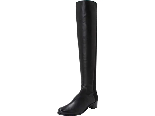 Stuart Weitzman Reserve Leather Over-The-Knee Boot - Women's, Size: 11, Black
