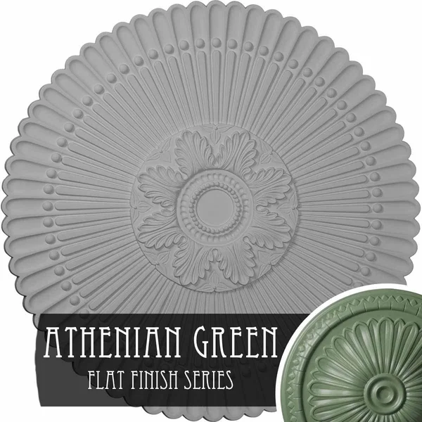30x22OD x 1 1/4x22P Nexus Ceiling Medallion (Athenian Green)