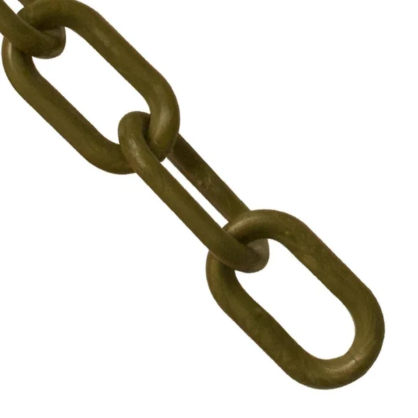 Mr. Chain Plastic Chain - 1x22 Link, 100&L, HDPE, Khaki Gold
