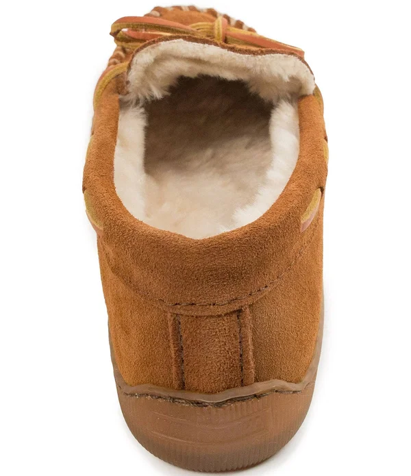 Minnetonka Pile Lined Hardsole - Tan