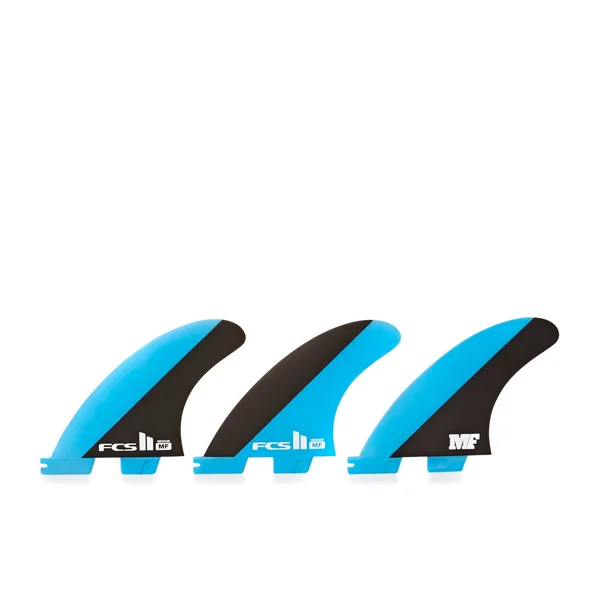 FCS II MF PC Tri Fins (Blue/Black - M)