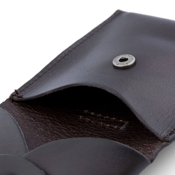 Walnut Leather Coin Pouch - Salt & Hide - Men