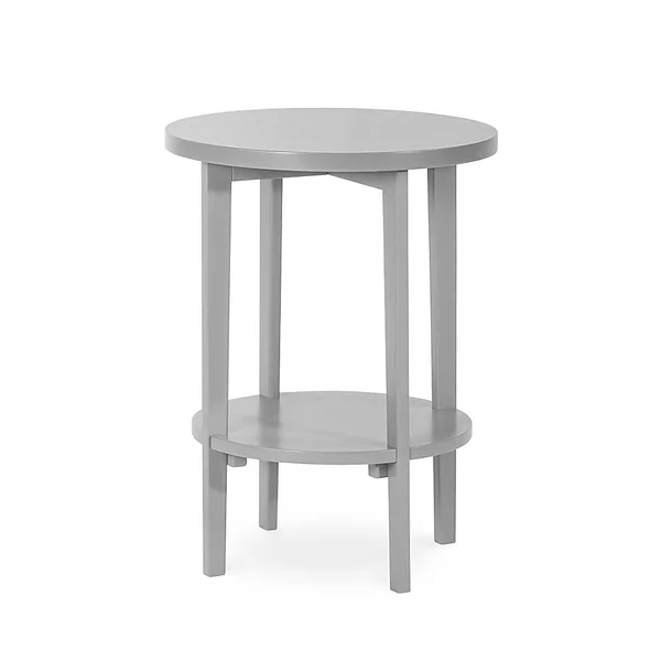 Forever Eclectic Halo Side Table, Cool Gray