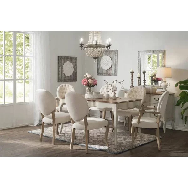 Bargas 6 - Light Unique - Statement Empire Chandelier with Wood Accents - Brown