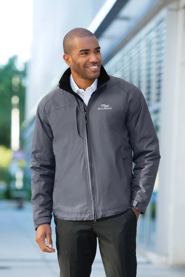 Port Authority J354 Challenger II Jacket - Steel Grey/True Black - Xs