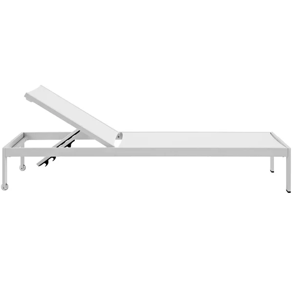 Modway Shore 2 Piece Outdoor Patio Aluminum Set - Silver Gray
