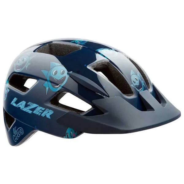 Lazer Lil Gekko Sharky Helmet Dark Blue Kids