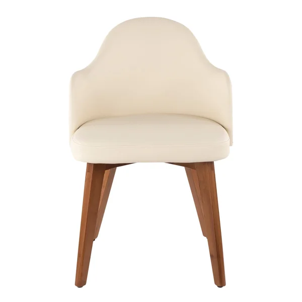 Carson Carrington Valsatra Mid-Century Modern Chair - Cream