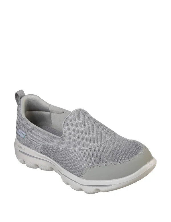 Skechers Women's GOwalk Evolution Ultra - Amazed Performance Shoes Gray - Size 5.5