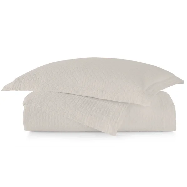 Peacock Alley Juliet Euro Sham, Linen