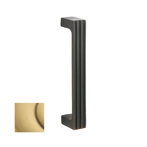 Baldwin Tremont Door Pull 7x22 CtC Satin Brass/Brown 2564.060