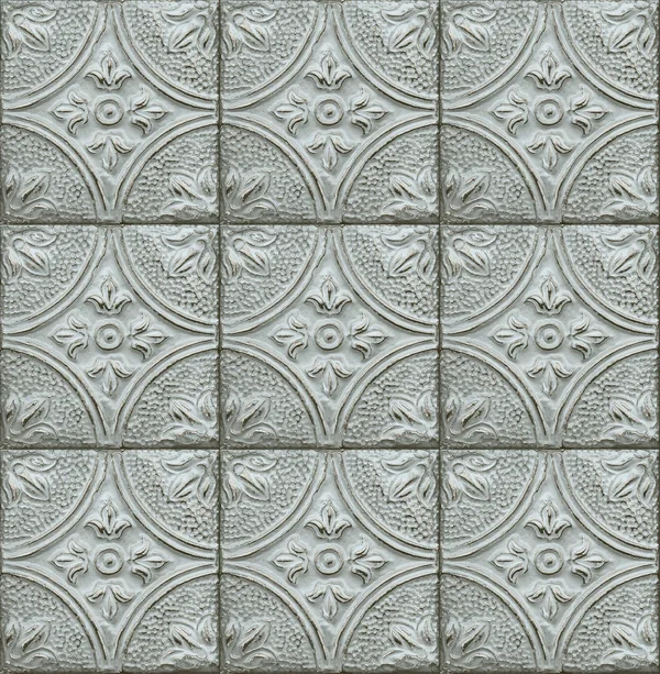 Brewster 2766-23765 Houston Light Blue Tin Tile Wallpaper