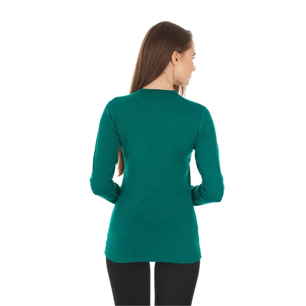 Minus33 Ossipee Women's Midweight Wool Crew - Size: Large, Black