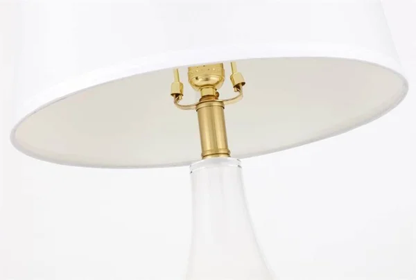 Elegant TL3035BR Alix 1 Light Brass Table Lamp