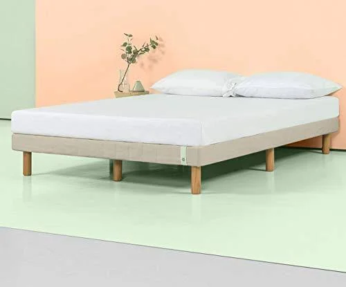 Zinus Good Design Winner Justina 11 inch Metal Mattress Foundation - Twin XL, Beige