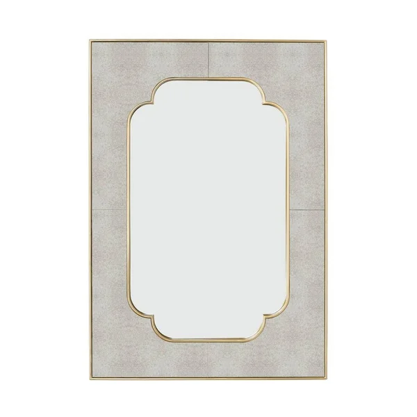 Jennifer Taylor Home Mage 39.5x22 Rectangular Antiqued Gold Mirror