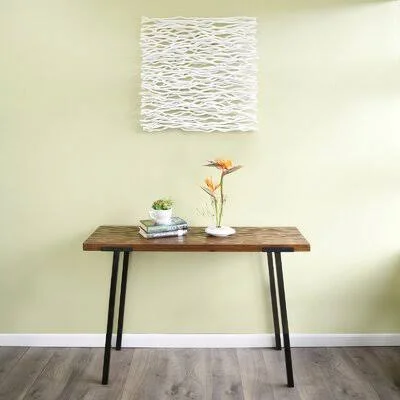 Piper 47.5x22 Solid Wood Console Table Union Rustic