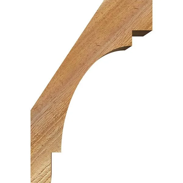 6x22W x 8x22D x 12x22H Merced Rough Sawn Brace - Western Red Cedar