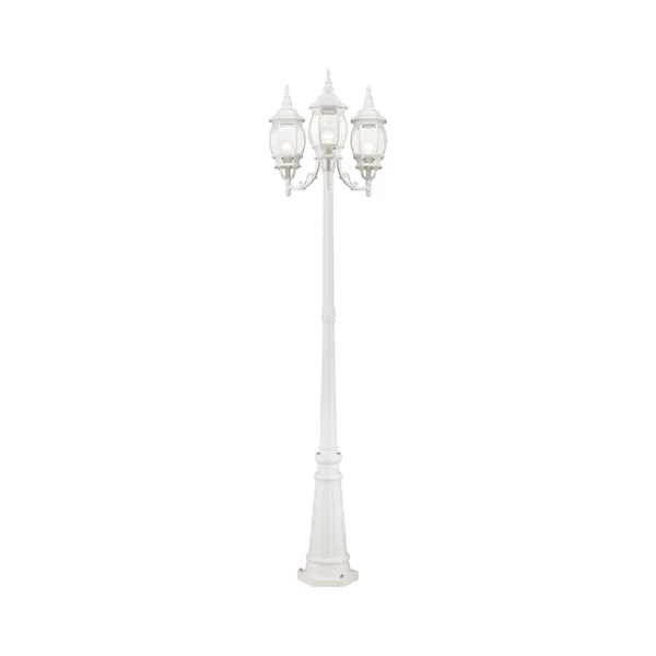 Livex Lighting Frontenac 3 Light Textured White Outdoor Post Light - 7710-13