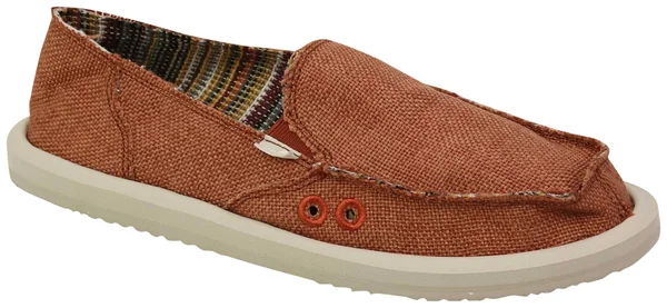Sanuk Donna Hemp Women's Shoes, 8, Auburn