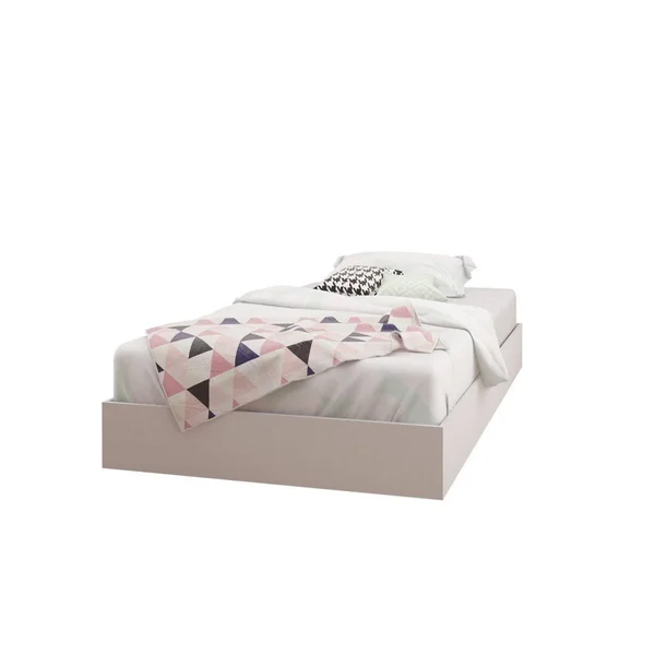 Paris 4 Piece Twin Size Bedroom Set in White - Nexera 400782