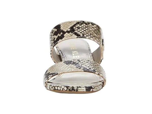 Anne Klein Breeze Women's Sandals Natural/Black : 9.5 M