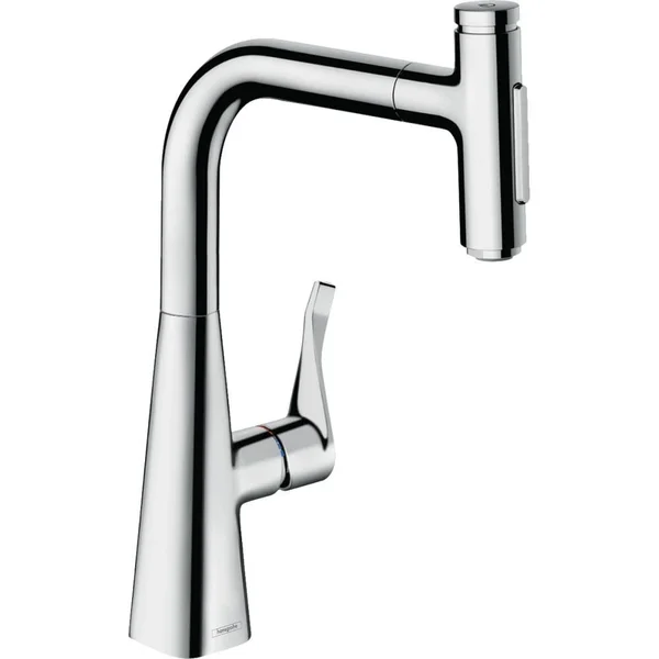 Hansgrohe 73817001 Metris Select Prep Kitchen Faucet - 2-Spray Pull-Out with sBox, 1.75 GPM in Chrome