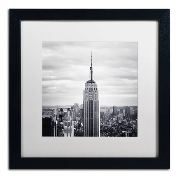 Trademark Fine Art Empire Canvas Art by Nina Papiorek, White Matte, Black Frame
