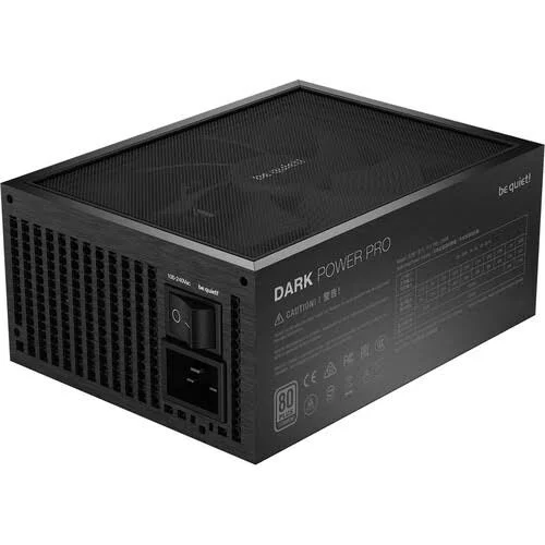 Be quiet! Dark Power Pro 12 1200W, BN646, 80 Plus Titanium Efficiency, Power Supply, ATX, Fully Digital, Modular, Virtually Inau