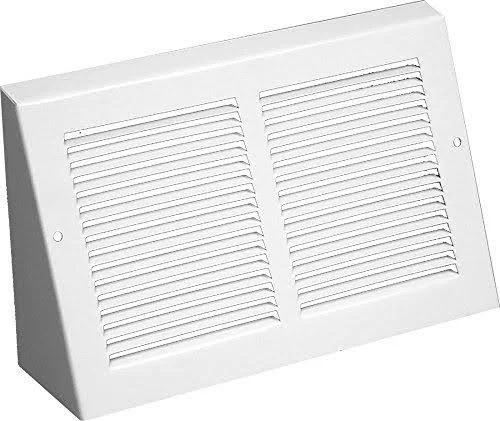 White Triangular Baseboard Grill - 30 inch x 6 inch