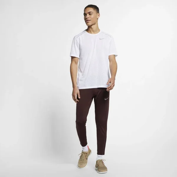Nike Rise 365 Men's Short-Sleeve Running Top - White