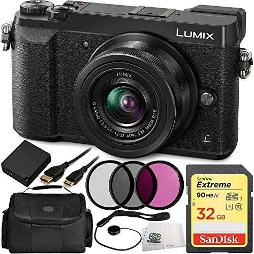 Panasonic Lumix DMC-GX85 Mirrorless Micro Four Thirds Digital Camera & Lumix G Vario 12