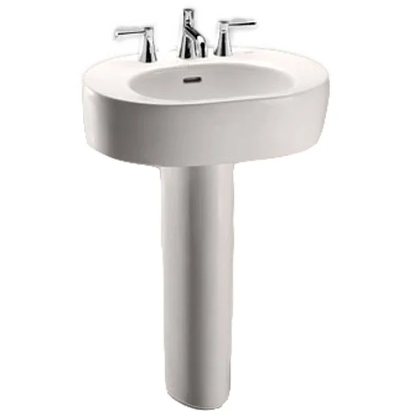 Toto LT790.8#03 Nexus 24 inch Pedestal Lavatory Sink in Bone