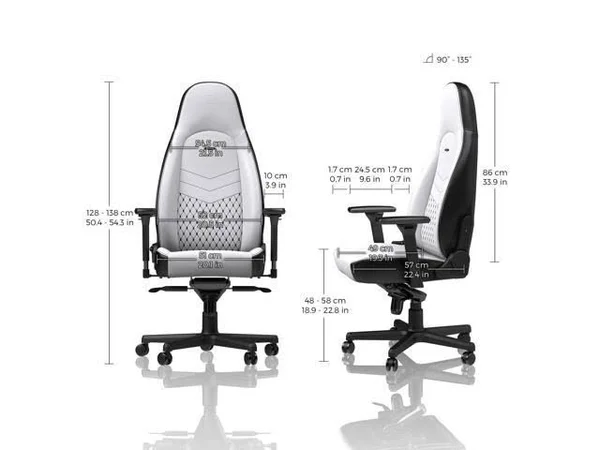 noblechairs Icon Series White/Black