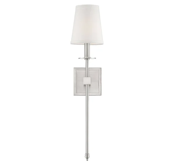Savoy House-9-303-1-SN-Monroe - 1 Light Wall Sconce Satin Nickel