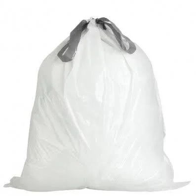 200 - Case ct 30.4 Gallon Simplehuman* Compatible Trash Bags Code Y - 200, Case - White - Garbage Bags - 1.2 Mil by Plasticplac