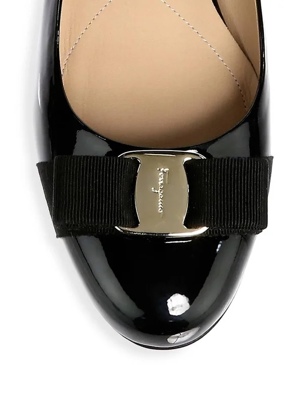 Salvatore Ferragamo Varina Patent Ballet Flats, New Blush