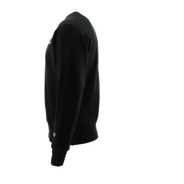 Champion Men's C-Life REVERSE Weave Logo Sweatshirt - Black