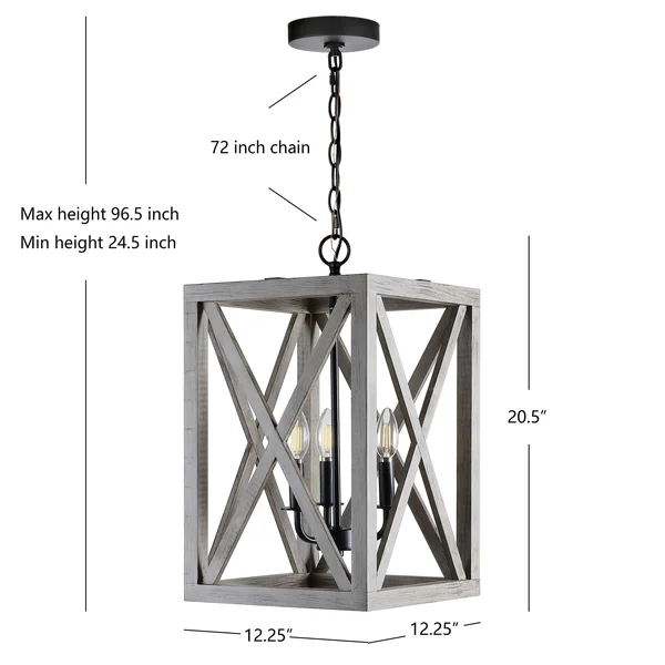Safavieh Rabea Pendant Black