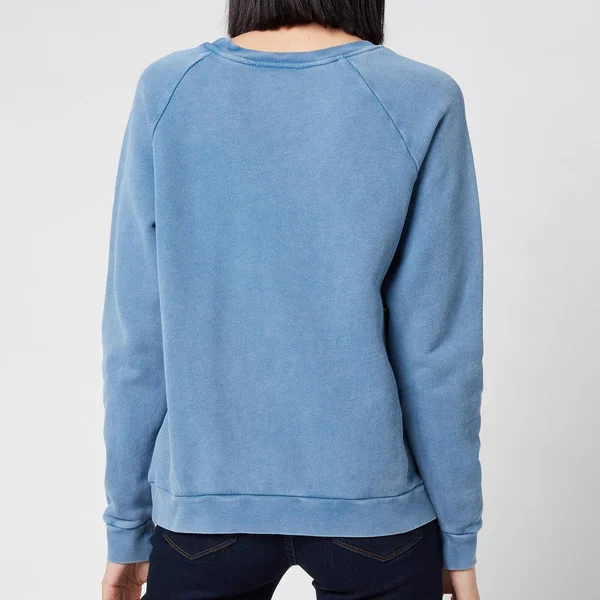 Whistles Women's Bonjour Logo Sweatshirt - Blue - Xs