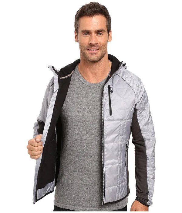 Smartwool Mens Double Corbet 120 Hoodie SW016110 Silver, X-Large