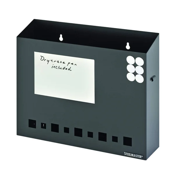 MMf Industries 2711200 Steelmaster Dry Erase Wall File Basket with Pen & Magnets